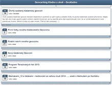 Tablet Screenshot of geokladno.cz